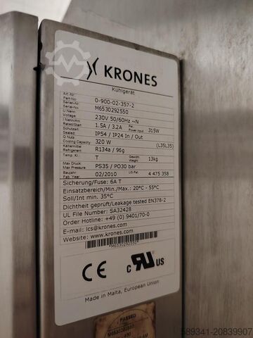 KRONES AG Monoblock (mit Sauerstein SD 1500/1100/950 Einheit und KRONES Kühlgerät) Krones AG 