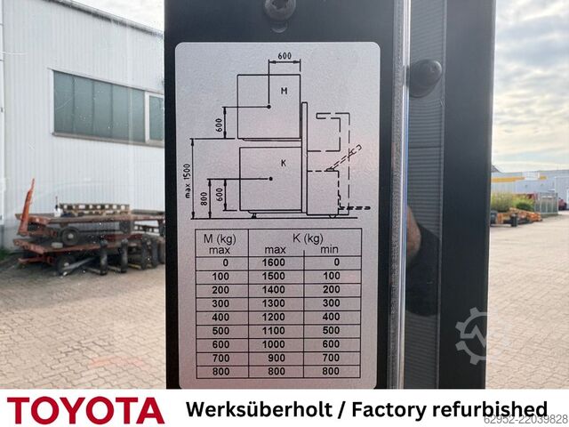 High Lift stacker Toyota SWE 120 L / Akku neu!