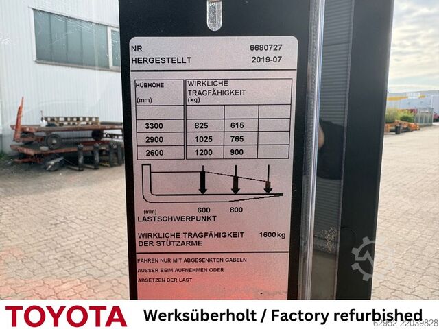 High Lift stacker Toyota SWE 120 L / Akku neu!