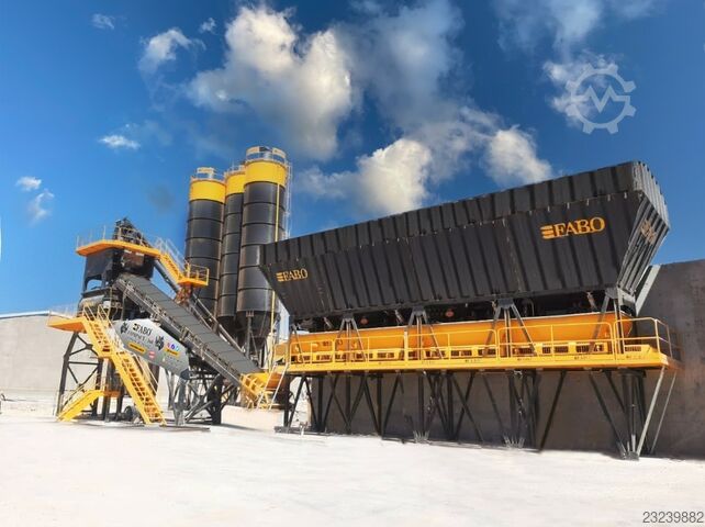 Concrete mixing plant / concrete plant FABO Concrete Batching Plant 160 m3 Compact Concrete Batching Plant