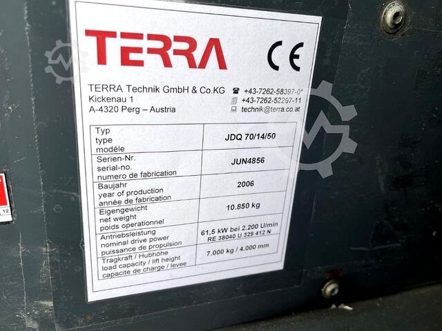 Side loader forklift Jumbo JDQ 70-14-50