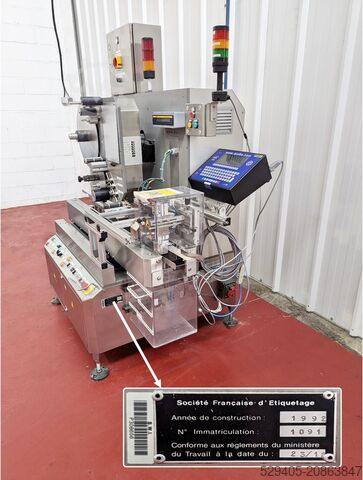 Vigneteuse / étiqueteuse Société Française d'Etiquetage (SFE) -
