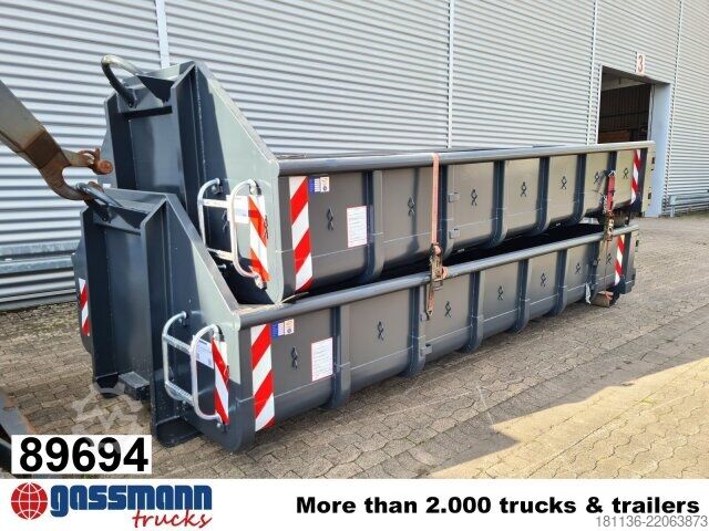 Roll-off container  Abrollcontainer mit Flügeltür ca. 11m³,