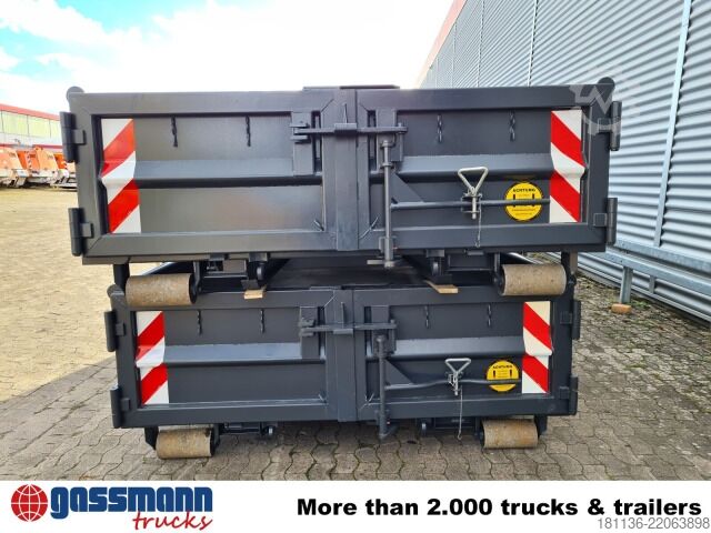 Roll-off container  Abrollcontainer mit Flügeltür ca. 11m³,