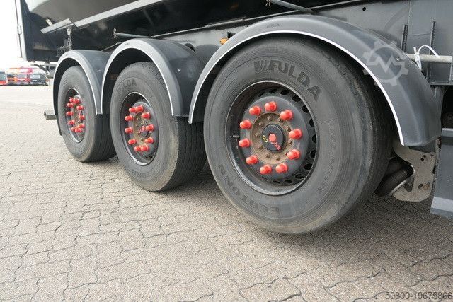 Kipper Auflieger FLIEGL DHKS 390, Stahl, 50m³, Schrottmulde, TOP-Zustand