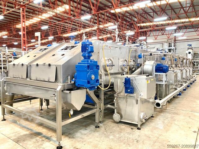 ZACMI stainless steel multi-stage linear blancher ZACMI