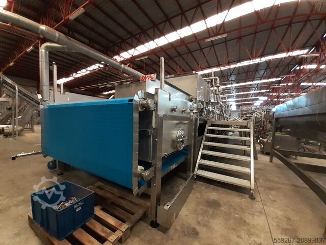 ZACMI stainless steel multi-stage linear blancher ZACMI