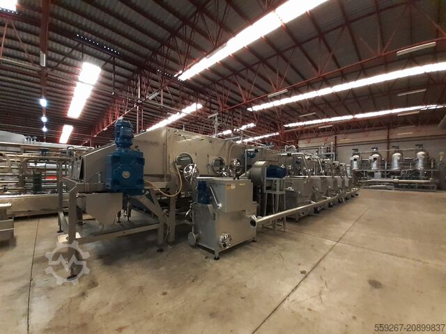 ZACMI stainless steel multi-stage linear blancher ZACMI