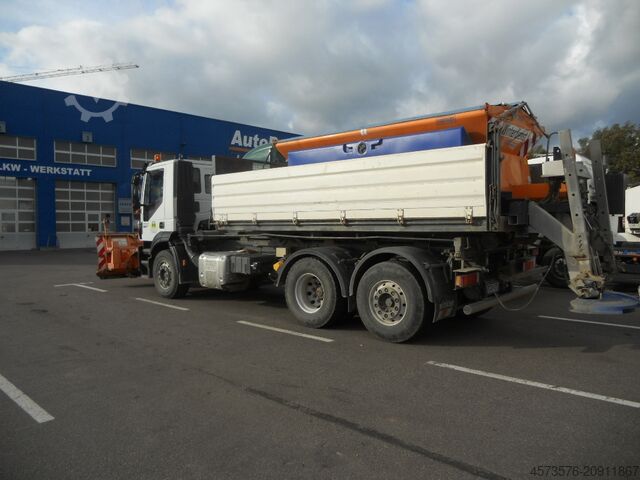 Truck with flatbed & trailer Iveco Magirus