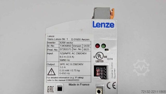 Inverter Lenze 8200 vector