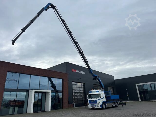 Crane truck Volvo FM 420 6x2 Trekker/Bakwagen HMF 4720 + Flyjib ,...