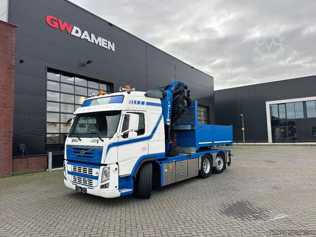 Crane truck Volvo FM 420 6x2 Trekker/Bakwagen HMF 4720 + Flyjib ,...
