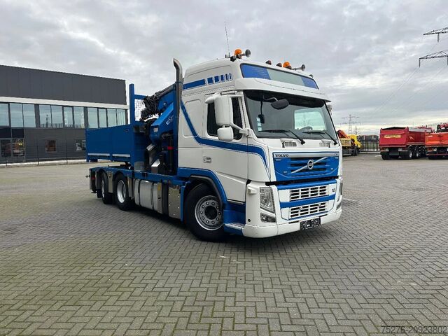 Crane truck Volvo FM 420 6x2 Trekker/Bakwagen HMF 4720 + Flyjib ,...