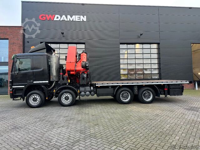 Crane truck Mercedes-Benz Actros 4144 8x4 Palfinger PK 85002 9x hydr winc...