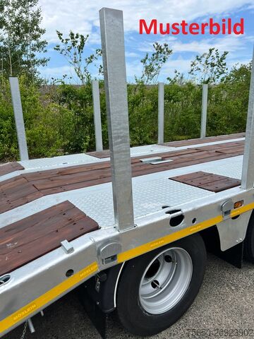 Tieflader Anhänger Möslein T 3-8,20 P VB H1  3 Achs Tieflader mit gerader Ladefläche 8,20 m, Neufahrzeug