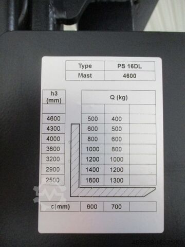 High Lift stacker Dela NEUGERÄT / PS 16DL 4600 FFL