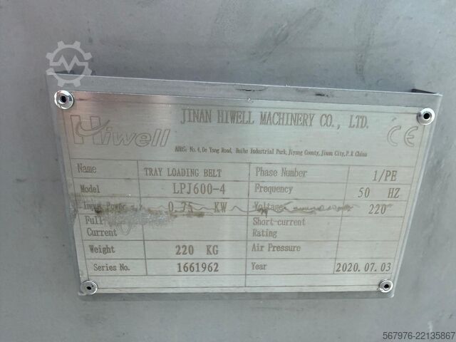 Conveyor Jinan Hiwell Machinery Co. Ltd LPJ600-4 Ethercat Servo-Driven Conveyor