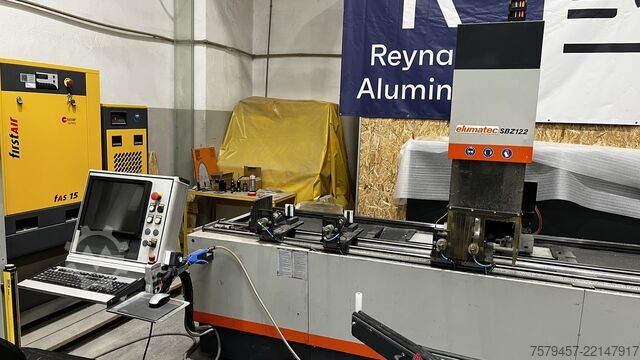 3-axis CNC center for profiles Elumatec SBZ 122/33