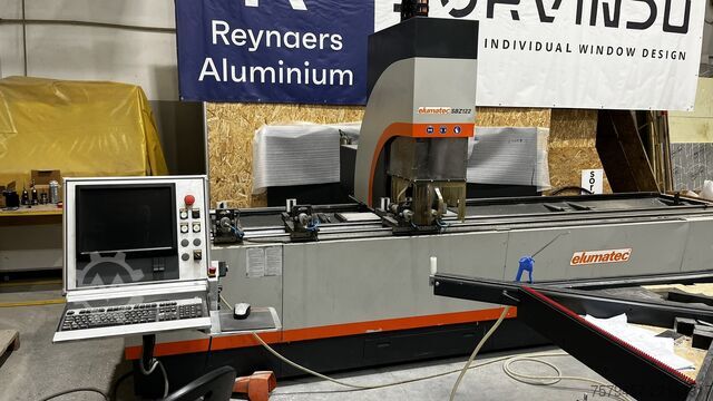 3-axis CNC center for profiles Elumatec SBZ 122/33