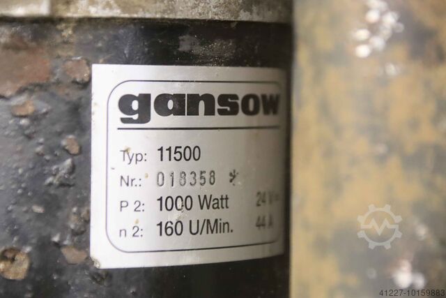 Drive axle with gear motor Gansow 70 BF 70 11500