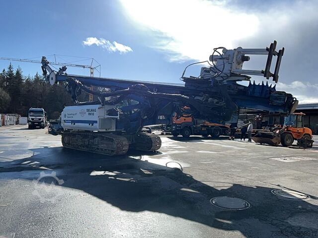 Drill Delmag SR 25 BT / RH 18 on Sennebogen SR25 with ABI MDBA 3500 Soil Improvement Rig