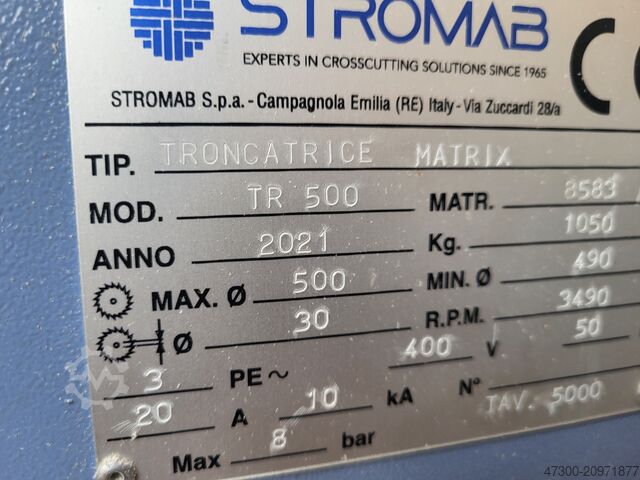 Sliding table saw STROMAB Matrix Matrix 5000