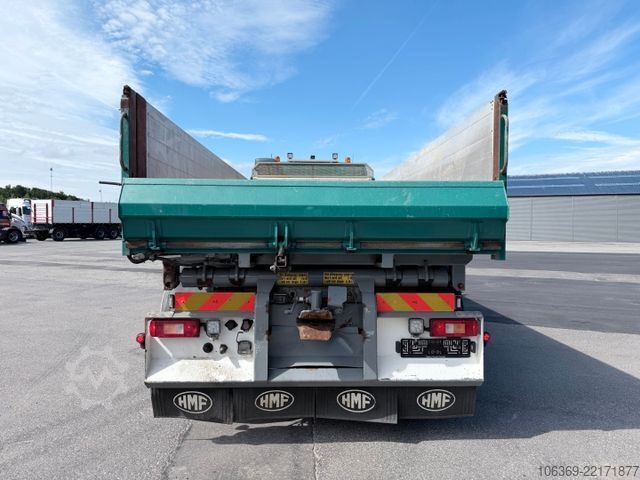 Three-sided tipper truck VOLVO FMX 500 8x4 Lift axle / HMF Pendel tipper Kipper