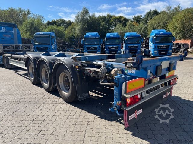 Tipper semitrailer FLIEGL 20/30/40 Fuß  Kipper + Silo