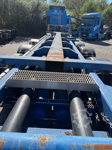 Tipper semitrailer FLIEGL 20/30/40 Fuß  Kipper + Silo