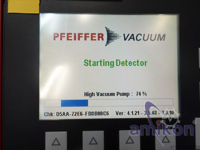 Helium leak detector with cart Pfeiffer Adixen ASM 340 WET