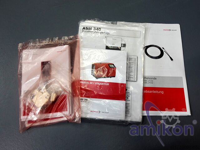 Helium leak detector with cart Pfeiffer Adixen ASM 340 WET