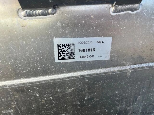 Fuel tank DAF Brandstoftank Diesel 340L 1681816