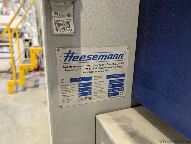 Wide belt sander Heesemann BM8
