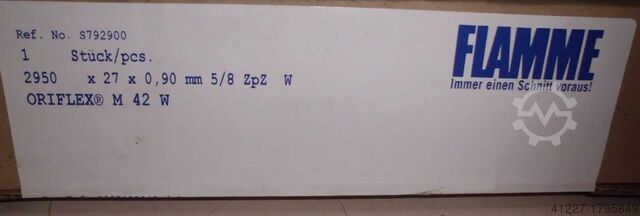 Metallbandsägeblatt 2950 x 27 x 0,9 mm 5/8 Flamme Oriflex M42 W