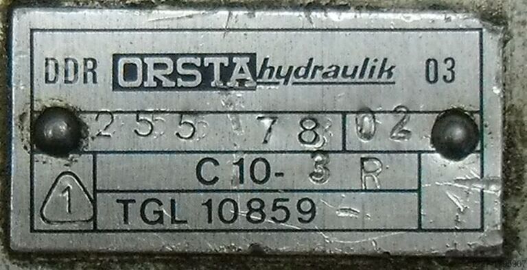 Doppelte Hydraulikpumpe Orsta Hydraulik C10-3R TGL10859