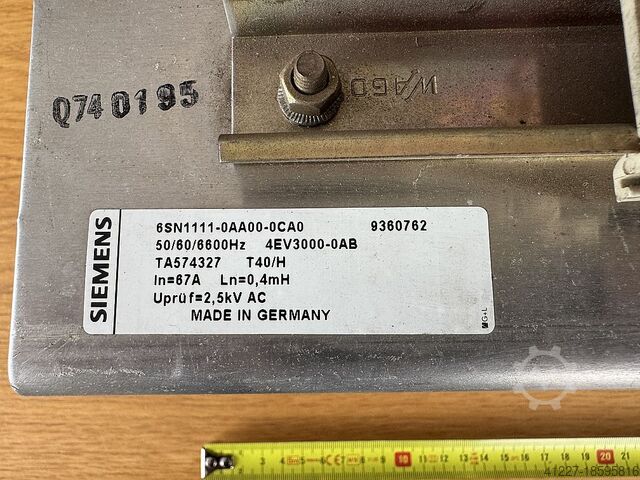 Simodrive throttle Siemens 6SN1111-0AA00-0CA0