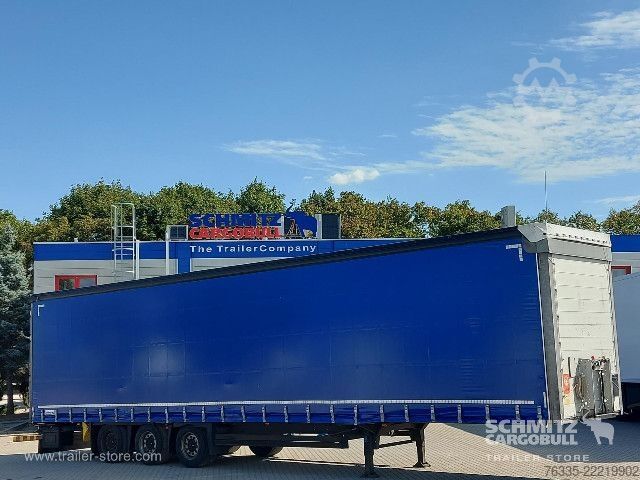 Auflieger mit Pritsche & Plane Schmitz Cargobull Curtainsider Mega