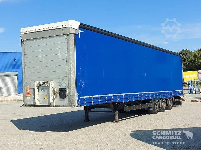 Auflieger mit Pritsche & Plane Schmitz Cargobull Curtainsider Mega