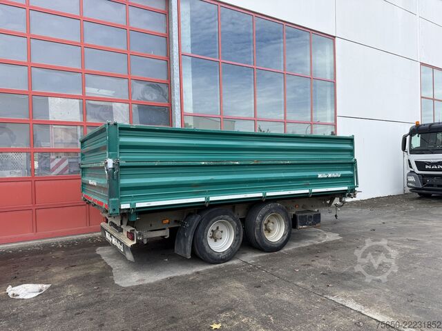 Three-way tipper trailer Müller Mitteltal KA-TA-R 13,5  13,5 t Tandemkipper- Tieflader Aufsatzbordwände Breitbereift