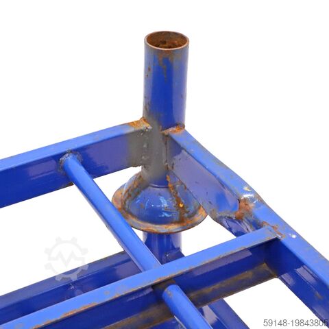 Used Mobile storage rack suitable for stanchions 60.3, L: 1550, W: 1200, H: 320 (mm). , L: Kruizinga 98-7338GB