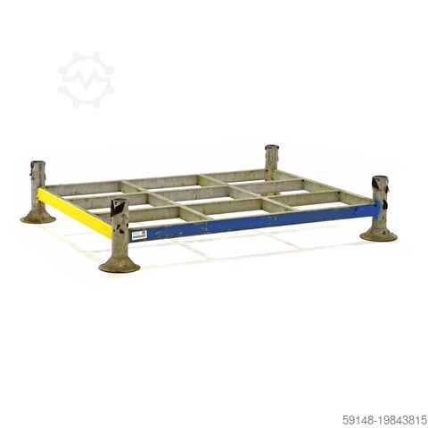 Gebrauchte Rungenpaletten mobile Gestell geeignet für Rungen 60.3, L: 1550, B: 1200, H: Kruizinga 98-7341GB-01