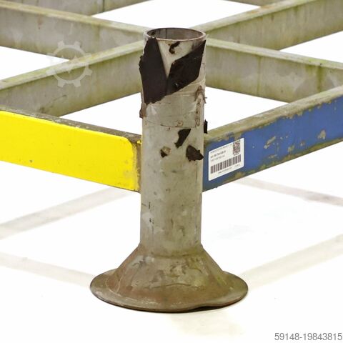 Gebrauchte Rungenpaletten mobile Gestell geeignet für Rungen 60.3, L: 1550, B: 1200, H: Kruizinga 98-7341GB-01