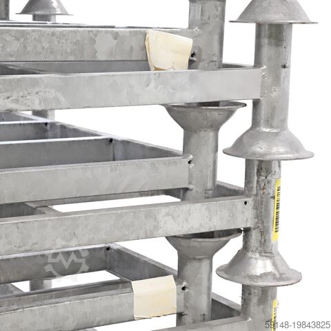 Used Mobile storage rack pallet tender suitable for stanchions 60.3, L: 2020, W: 1160, H: Kruizinga 98-7341GB-2-PAL