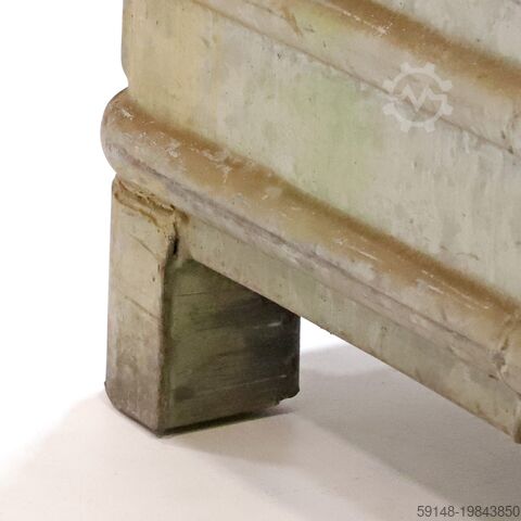Used Stacking box steel fixed construction stacking box 4 sides, L: 1080, W: 870, H: 695 Kruizinga 98-7452GB