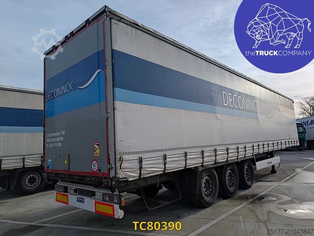 Sliding tarpaulins Krone curtainsider hardwood floor