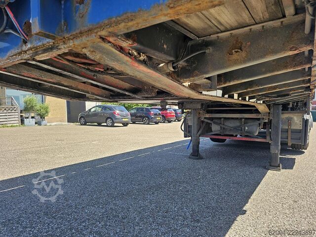 Flatbed PACTON t4-001 / 4 AXLE TRAILER /2 LIFT AXLES /2 STEERI...