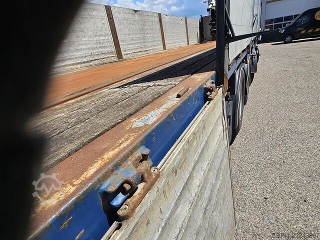 Flatbed PACTON t4-001 / 4 AXLE TRAILER /2 LIFT AXLES /2 STEERI...
