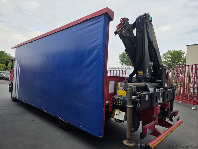 LKW mit Pritsche (offen) MAN 18.340 Pritsche mit Palfinger Heckkran + Fernbed