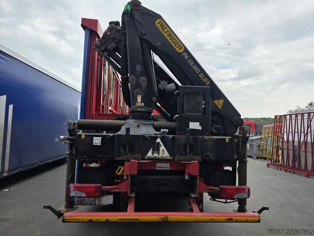 LKW mit Pritsche (offen) MAN 18.340 Pritsche mit Palfinger Heckkran + Fernbed