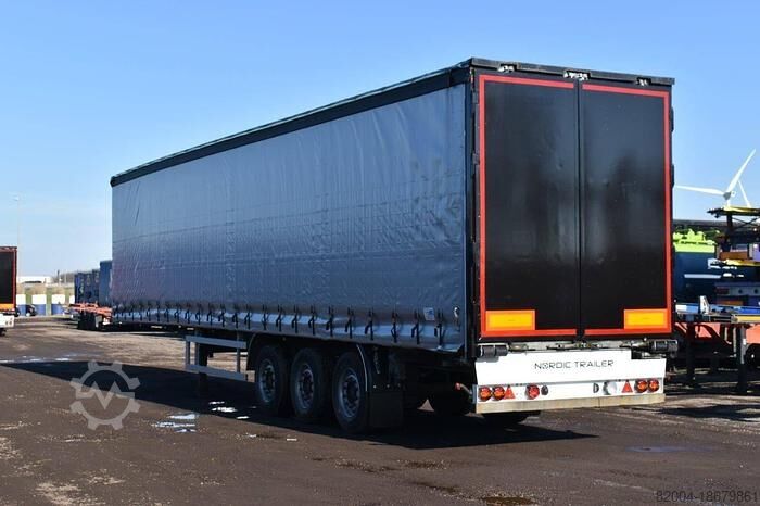 Curtain sided Nordic S340 | New curtains | Galvanised chassis | Code...
